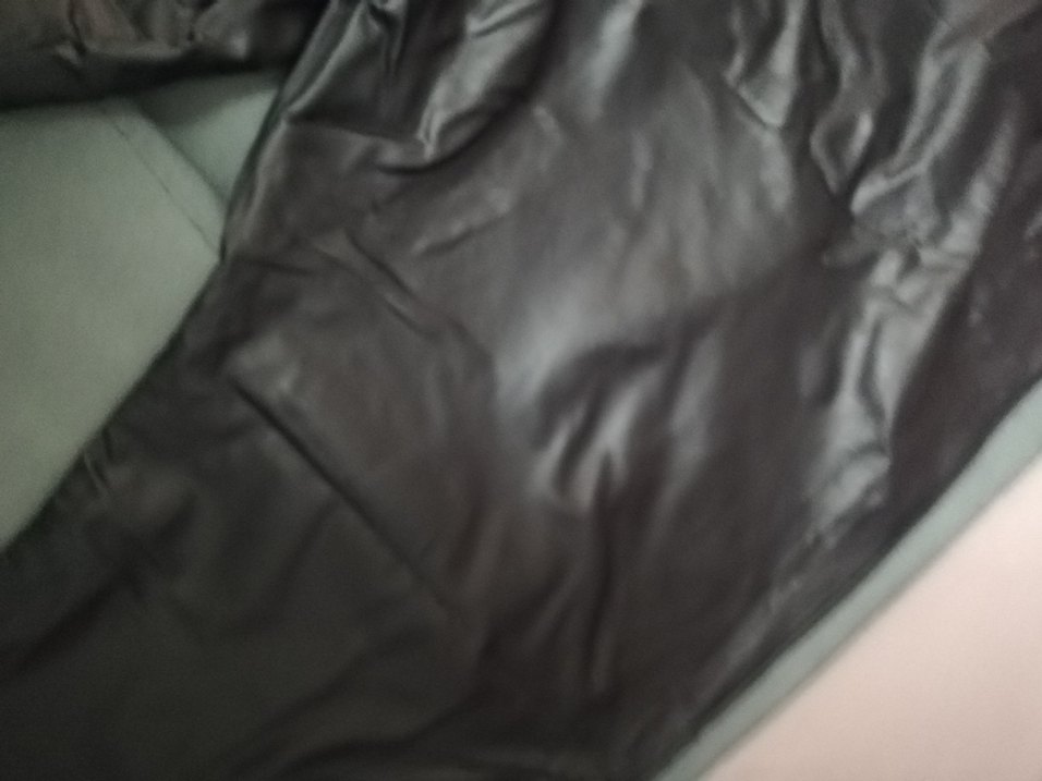 Deri Siyah Kadın Dar Kesim Tayt - Görsel 2