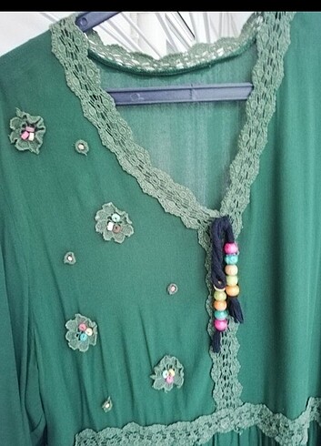 Viskon elbise  - Görsel 3