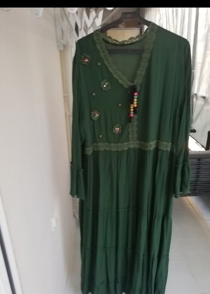 Viskon elbise  - Görsel 2