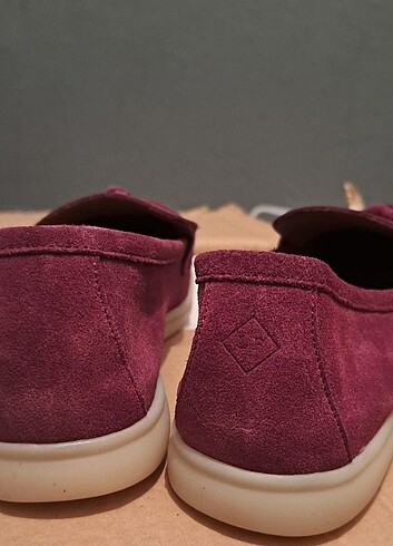 diğer Beden bordo Renk Loro piana loafer ayakkabı 