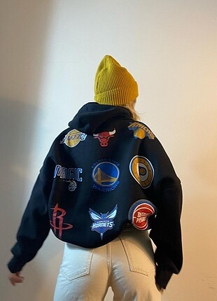 Nba Takımları Baskılı Sweatshirt 