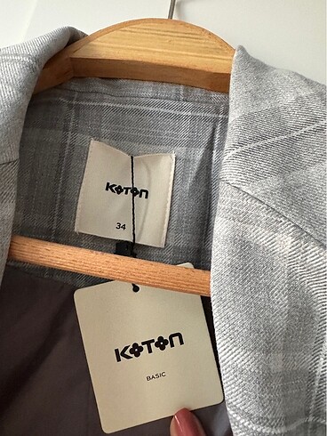 xs Beden gri Renk Kotob blazer ceket