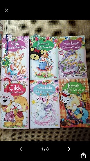 6 adet kokulu masallar serisi