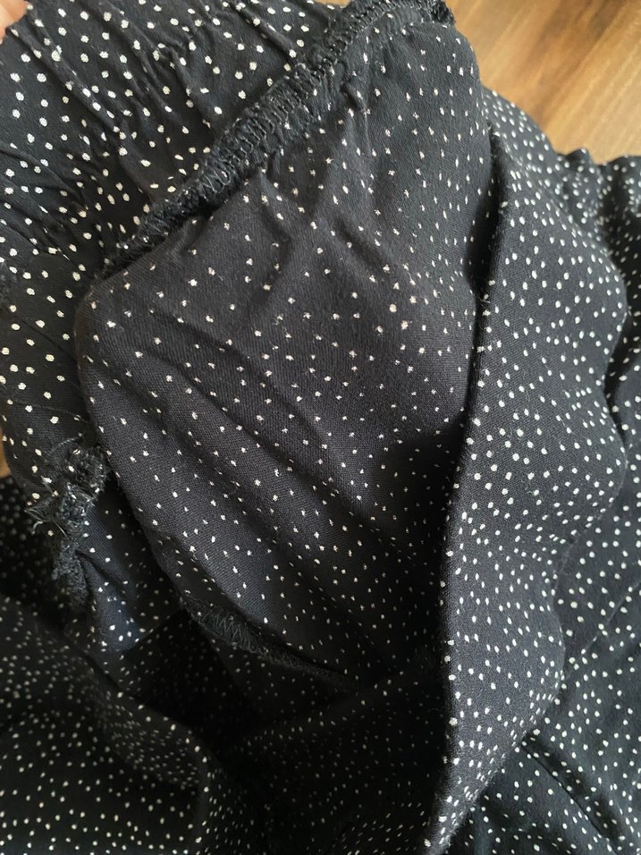 Düğmeli Siyah Mini Hamile Şortu - Görsel 3