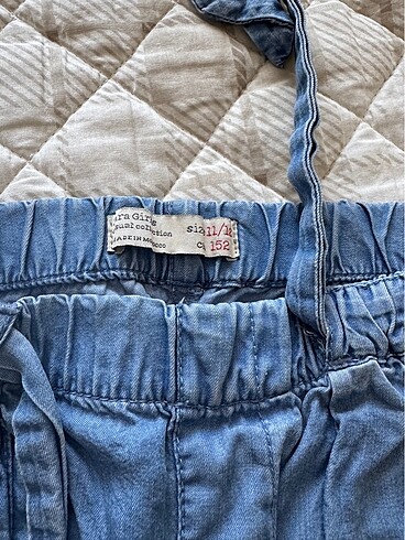 Zara kız çocuk kot pantolon 11-12