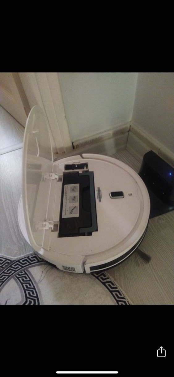 Beyaz Akıllı Robot Süpürge - Görsel 2