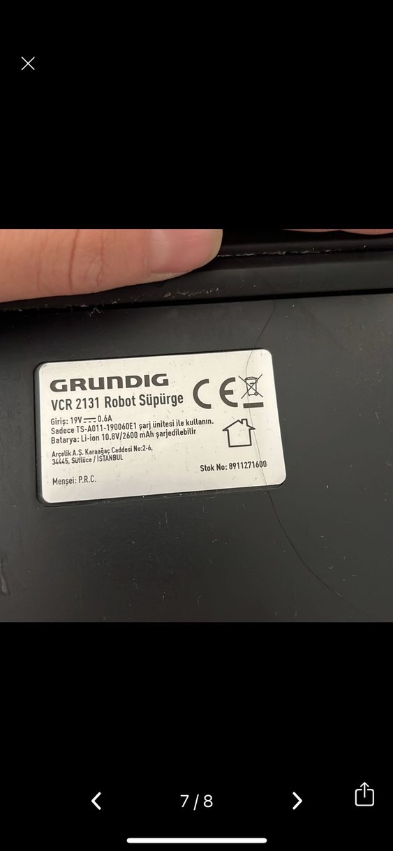 Beyaz Akıllı Robot Süpürge - Görsel 5