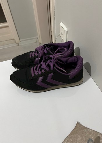 Mor Dantel Bağcıklı Kadın Spor Ayakkabı - Görsel 2