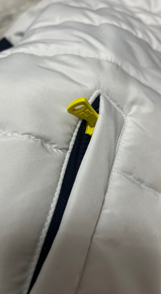 Fermuarlı Beyaz Erkek Midi Mont SATILDI. - Görsel 5