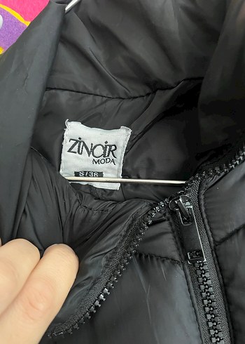 Fermuarlı Siyah Kadın Kışlık Mont - Görsel 3