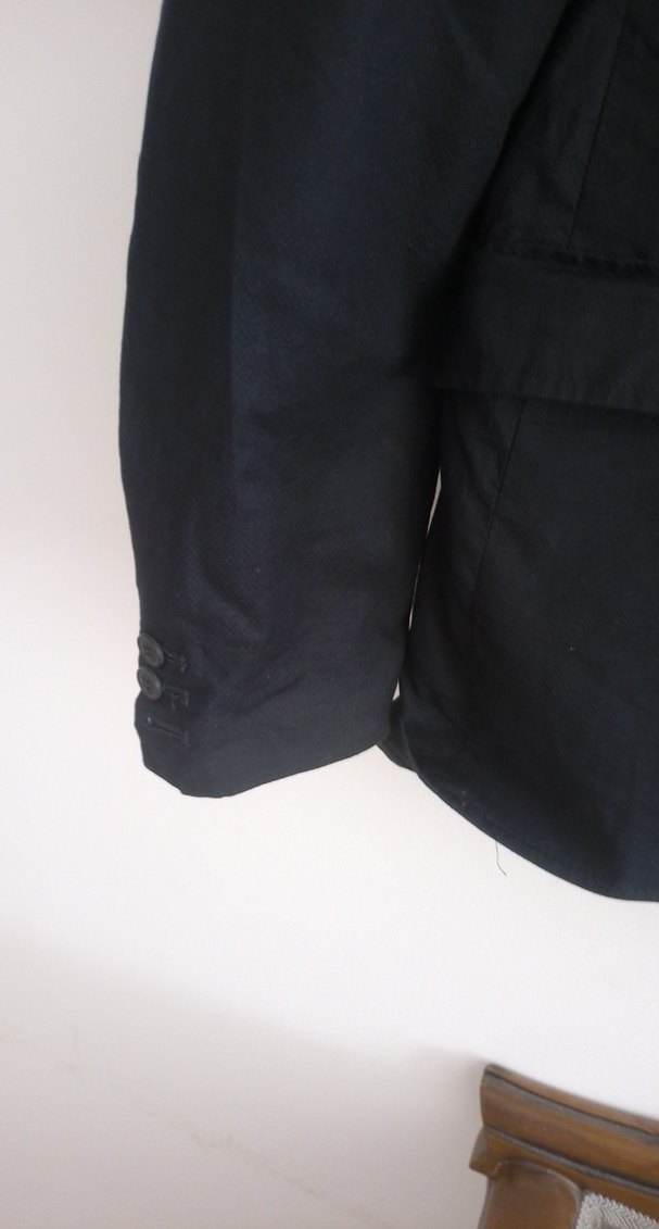 Erkek Siyah Regular Fit Düğmeli Ceket - Görsel 4