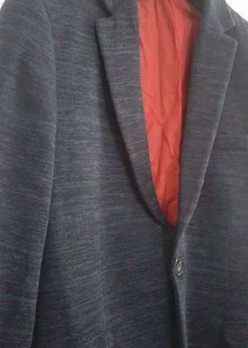 Düğmeli Lacivert Erkek Ceket - Görsel 2