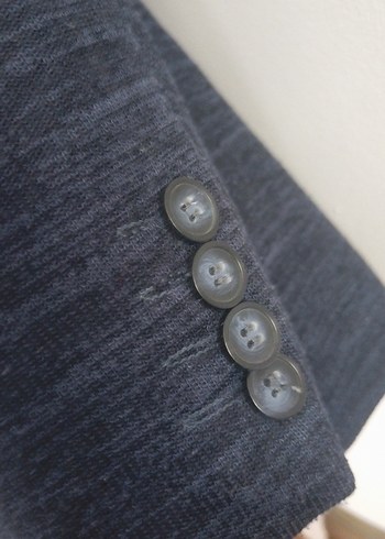 Düğmeli Lacivert Erkek Ceket - Görsel 5