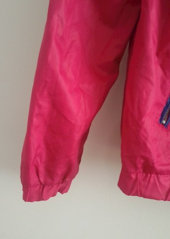 Kadın Pembe Kapüşonlu Spor Ceket - Görsel 3