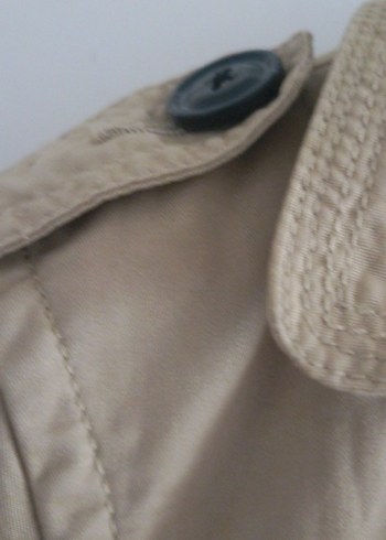 Bej Kadın Midi Trençkot - Görsel 7