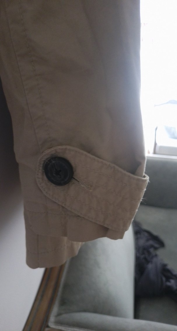 Bej Kadın Midi Trençkot - Görsel 4