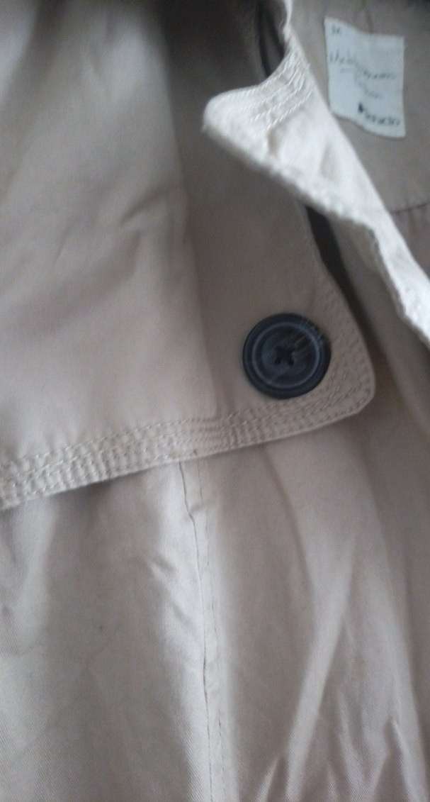 Bej Kadın Midi Trençkot - Görsel 5