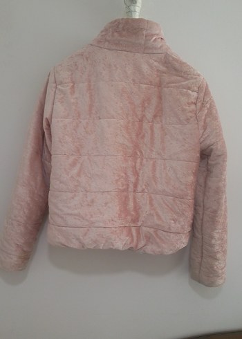 Pembe Mini Kürklü Kadın Ceket - Görsel 6