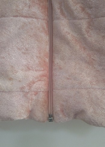 Pembe Mini Kürklü Kadın Ceket - Görsel 4