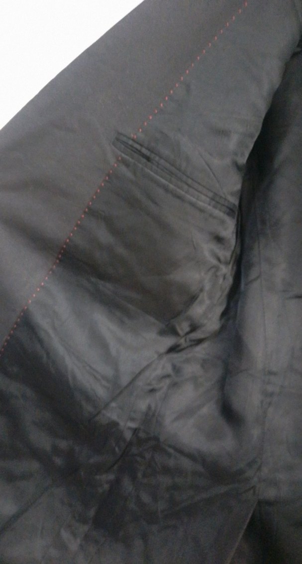 Düğmeli Siyah Erkek Ceket - Görsel 5