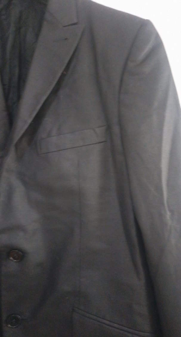 Düğmeli Siyah Erkek Ceket - Görsel 3