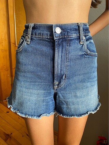 28 beden gap denim şort