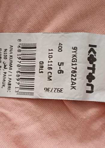 Pembe Baskılı Kız Tişörtü Püsküllü - Görsel 3