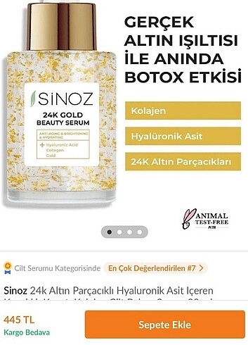 Avon Sinoz yüz serumu