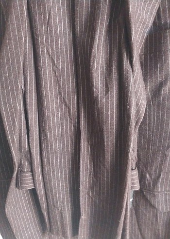 Düğmeli Kahverengi Erkek Takım Ceket - Görsel 2