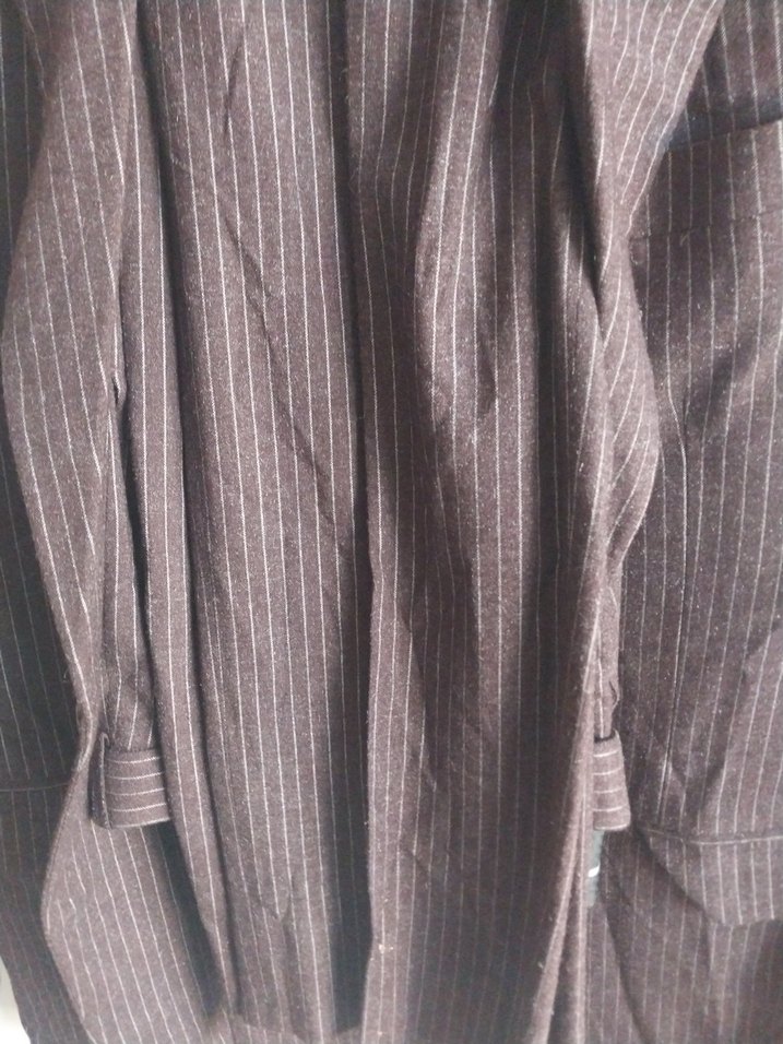 Düğmeli Kahverengi Erkek Takım Ceket - Görsel 2