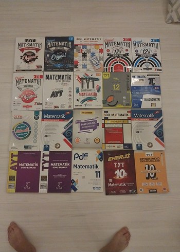 Çeşitli AYT ve TYT Matematik Soru Bankaları fiyat sorunuz