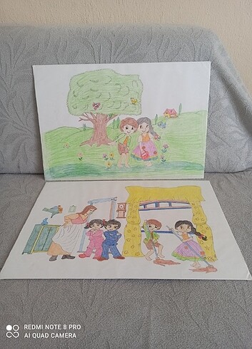 Hikaye Kitabı Ana Okulu Çocukları İçin Yapılmıştır. 8 parçadır.