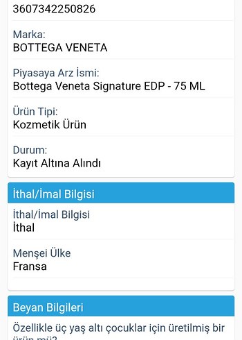Beden Bottega Veneta Kadın Parfümü