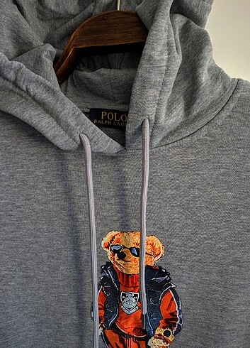 Ralph Lauren Gri Orijinal Ralph Lauren Sweatshirt