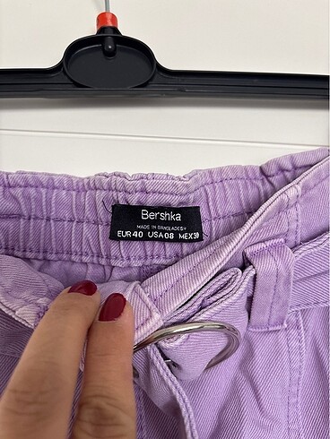 Bershka BERSHKA düğmeli denim etek