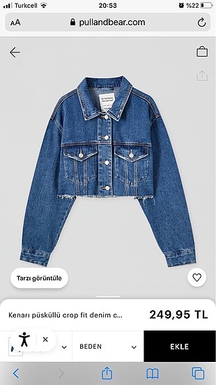 Pull and Bear Pull And Bear Kot Ceket