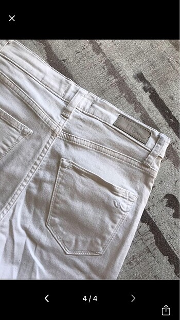 26 Beden beyaz Renk Ltb pantolon