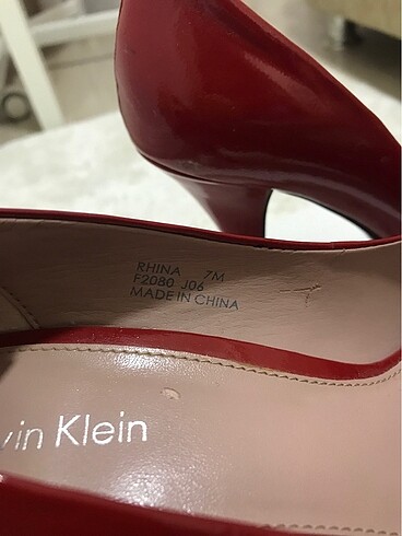 36,5 Beden bordo Renk Calvin Klein Red Shoes