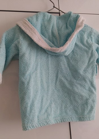 Erkek Çocuk Mavi Bornoz - Görsel 4