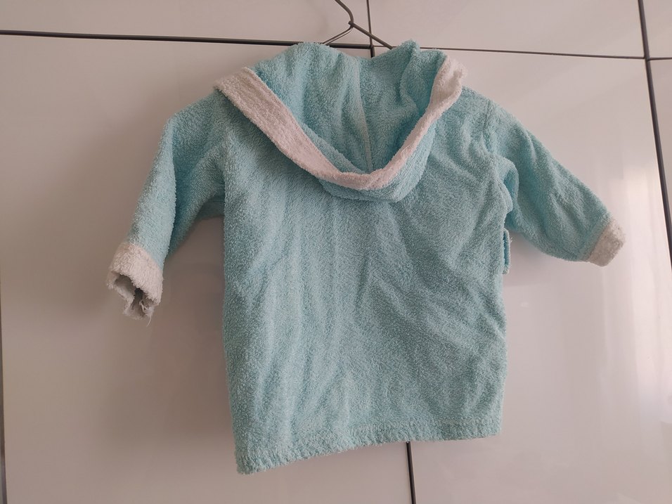 Erkek Çocuk Mavi Bornoz - Görsel 4