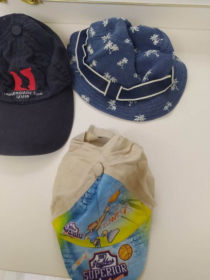 Erkek Çocuk Renkli Şapka Seti 6 adet - Görsel 4