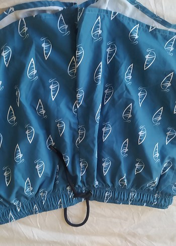 Lacivert Baskılı Mini Erkek Deniz Şortu - Görsel 2