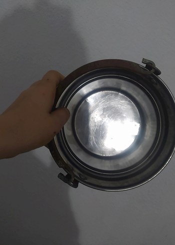  Beden gri Renk Metal Saplı Klasik Kova