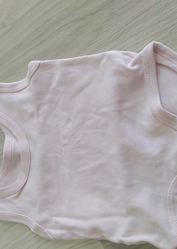 Pembe Kolsuz Bebek Kısa Tulum iki adet - Görsel 2