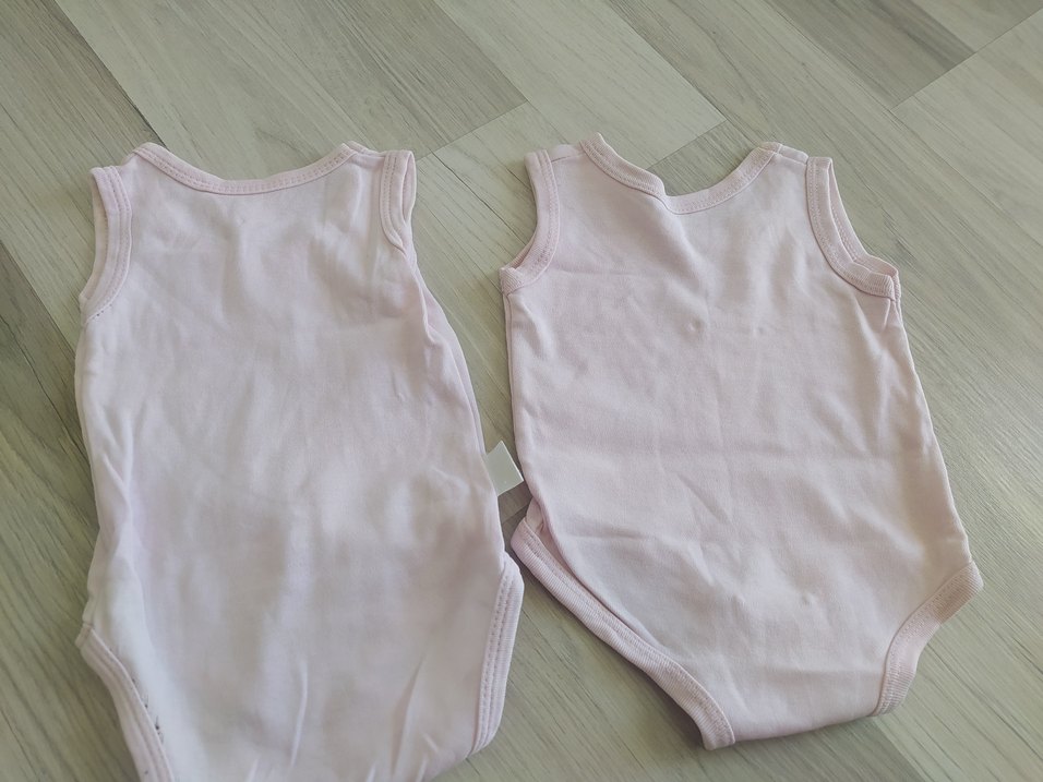Pembe Kolsuz Bebek Kısa Tulum iki adet - Görsel 4