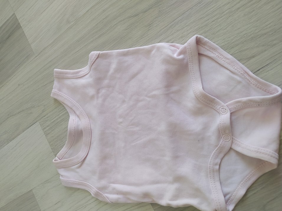 Pembe Kolsuz Bebek Kısa Tulum iki adet - Görsel 2