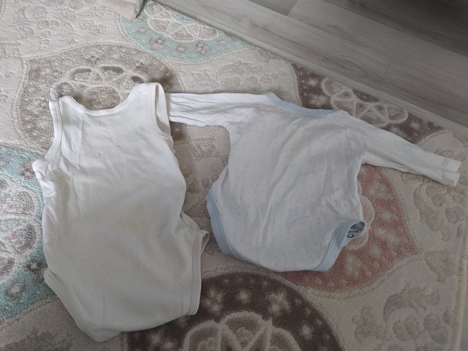 Uzun Kollu Pamuklu Bebek Body iki adet - Görsel 4