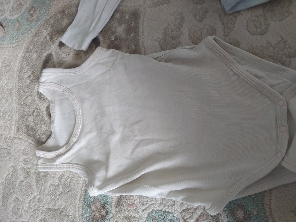 Uzun Kollu Pamuklu Bebek Body iki adet - Görsel 2