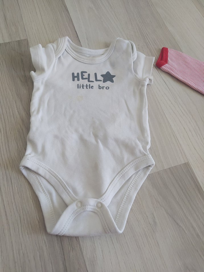 Uzun Kollu, Düğmeli Bebek Kız Body iki adet - Görsel 3