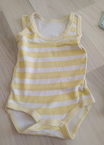 9 Ay Beden Mavi Pamuklu Erkek Bebek Çıtçıtlı Body iki adet